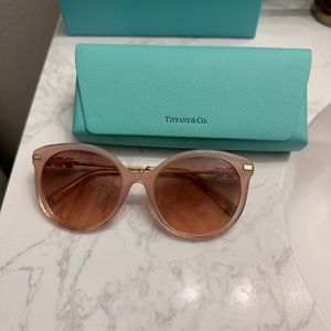 Tiffany Victoria Sunglasses in Pink Acetate